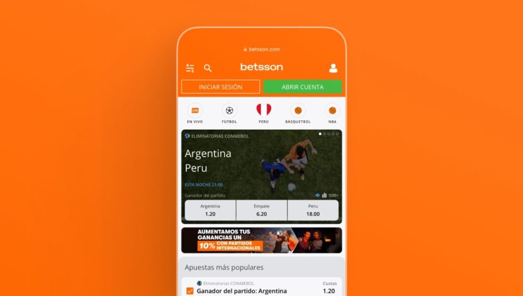 Betsson App - Betsson Perú